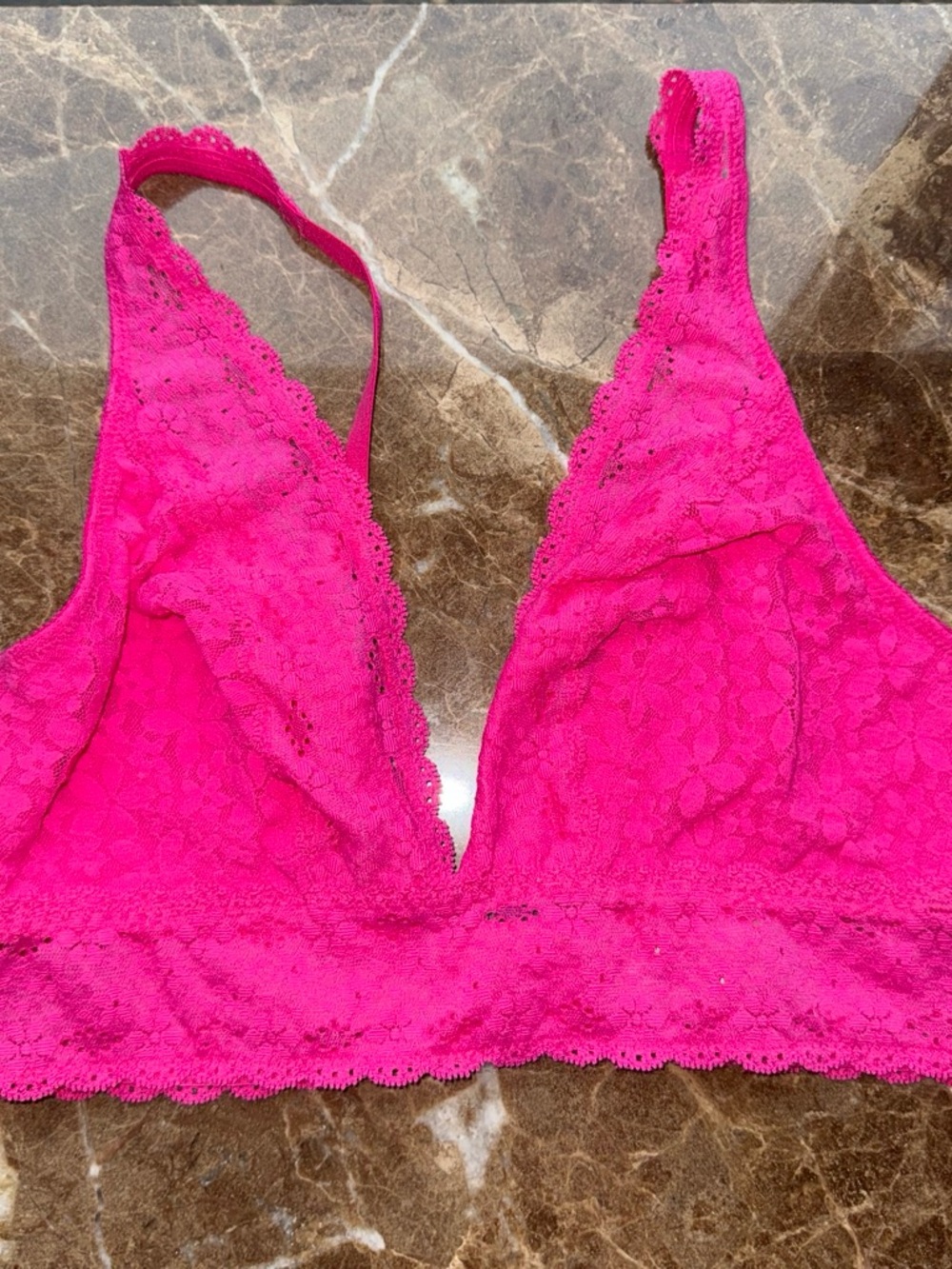 Wacoal Vibrant Fuchsia Lace Bralette